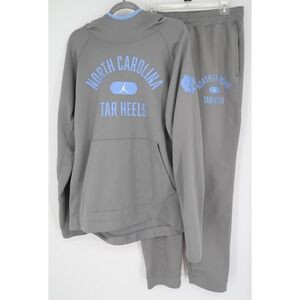 Jordan North Carolina Basketball Mens Large Tall Team Issued Hoodie Pants Warmup